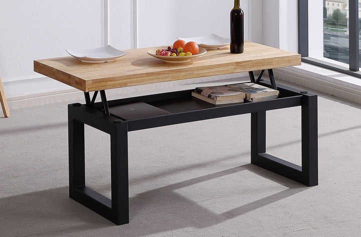 Mesa de centro elevable Loft de Kifoni, de 120 × 60 cm, vista principal