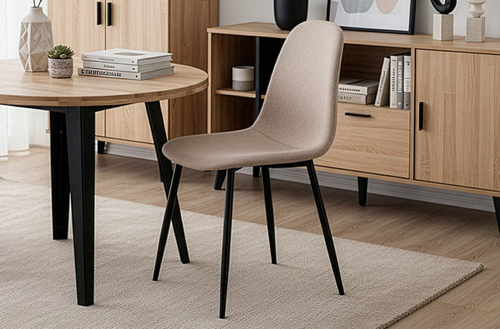 Silla de comedor Hall beige, sillas de comedor de Kifoni