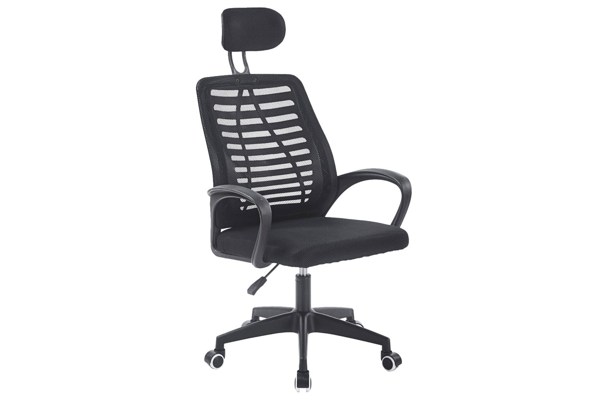 Silla de oficina Kneck con reposacabezas, sillas de oficina de Kifoni