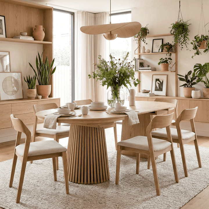 Mesa de comedor extensible Ryan de Kifoni en un ambiente real
