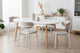 Mesa de comedor extensible Nordika