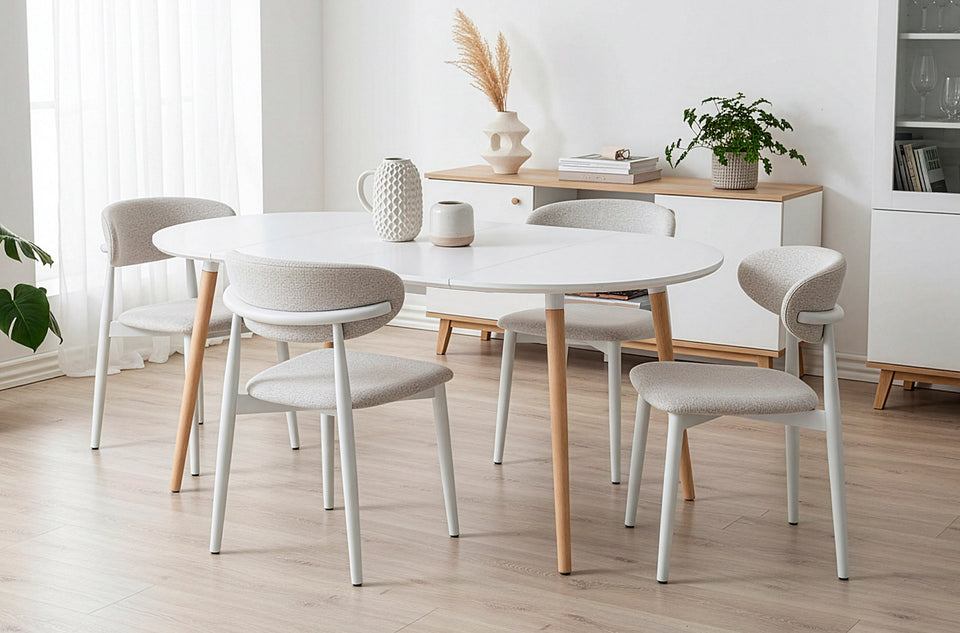 Mesa de comedor extensible Nordika