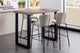 Mesa alta Loft roble American