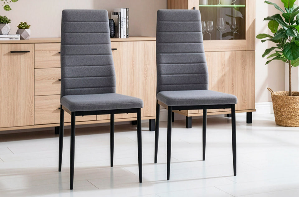 Silla de comedor Niza gris