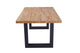 Mesa de comedor Loft roble Nordish y negro, vista 4
