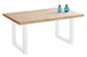 Mesa de comedor Loft roble Nordish y blanco, vista 2