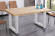 Mesa de comedor Loft roble Nordish y blanco, vista 4