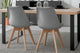 Silla de comedor Bistro en color gris