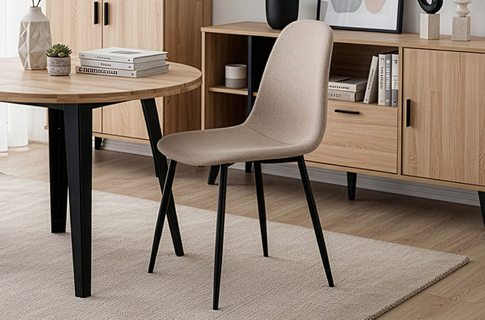 Silla de comedor Hall beige