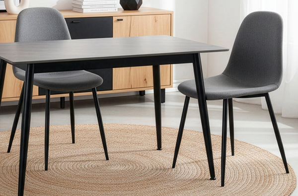 Silla de comedor Hall gris