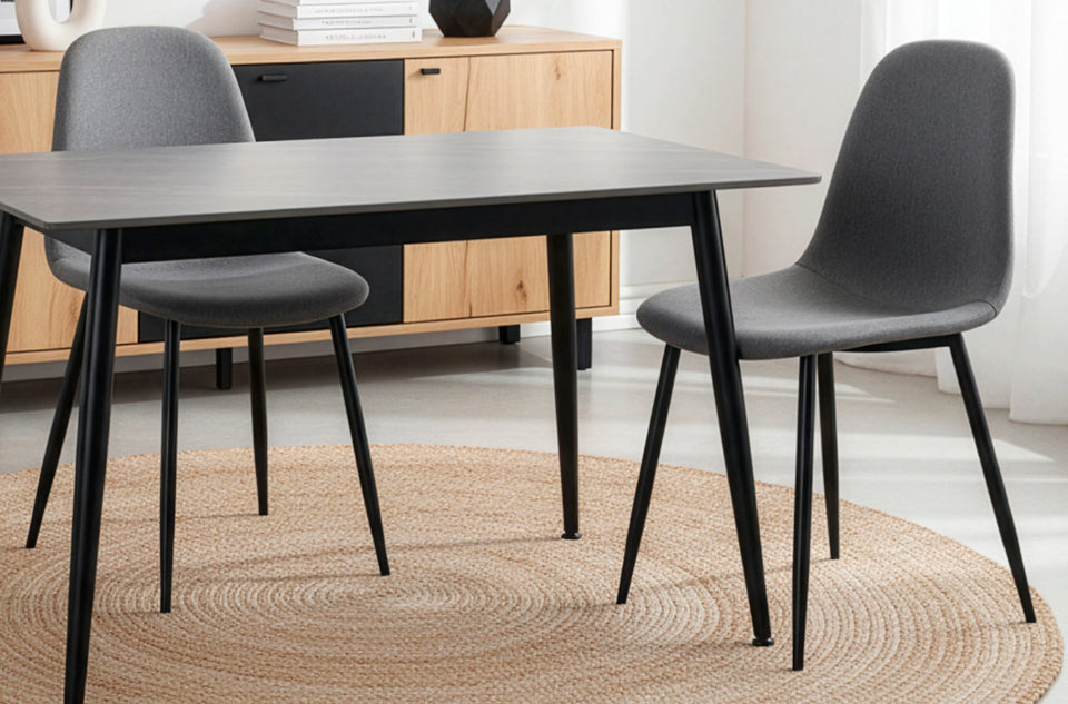 Silla de comedor Hall gris