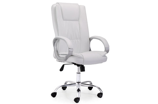 Silla de oficina giratoria Atlas blanco