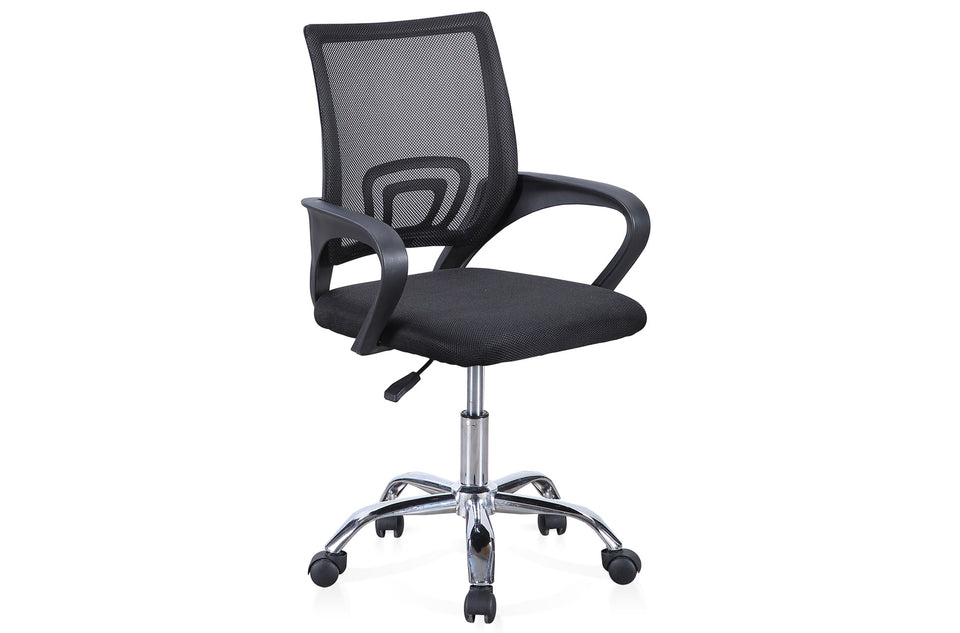 Silla de oficina giratoria Vita negro