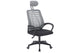 Silla de oficina Kneck con reposacabezas en color gris