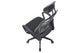 Silla de oficina Kneck con reposacabezas en color gris, vista 3
