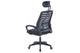 Silla de oficina Kneck con reposacabezas en color negro, vista 3