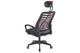 Silla de oficina Kneck con reposacabezas en color negro, vista 6