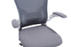 Silla de oficina giratoria Lexi gris y blanco, vista 5