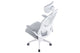 Silla de oficina Aero con reposacabezas gris, vista 3
