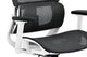 Silla de oficina giratoria Ergo negro y blanco, vista 5