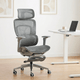 Silla de oficina ergonómica con masaje Dynamic en color gris