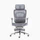 Silla de oficina ergonómica con masaje Dynamic en color gris, vista 2