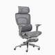 Silla de oficina ergonómica con masaje Dynamic en color gris, vista 4