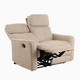 Sofá 2 plazas relax automático Pilot en color beige, vista 3