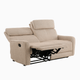 Sofá 3 plazas relax automático Pilot en color beige, vista 3