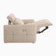 Sofá relax 3 plazas Gustaf en color beige, vista 4
