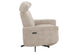 Sillón relax giratorio Valter en color beige, vista 3