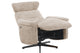 Sillón relax giratorio Valter en color beige, vista 5