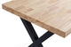 Mesa de comedor X-Loft roble y negro, vista 3