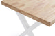 Mesa de comedor X-Loft roble y blanco, vista 4