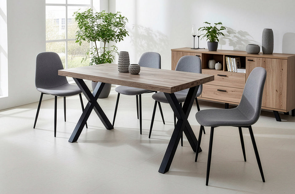 Mesa de comedor X-Loft roble American
