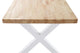 Mesa de comedor X-Loft roble y blanco, vista 4