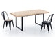Mesa de comedor extensible Natural, vista 4
