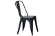 Silla de comedor Tolix negro, vista 2