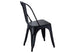 Silla de comedor Tolix negro, vista 3