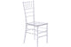 Silla de comedor Tiffany transparente, vista 2