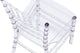 Silla de comedor Tiffany transparente, vista 4