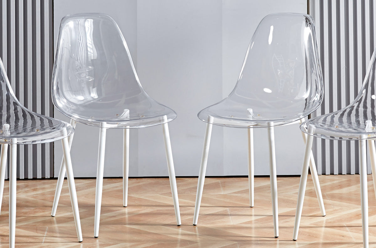 Silla de comedor Telma transparente