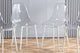 Silla de comedor Telma transparente
