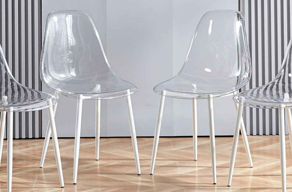 Silla de comedor Telma transparente