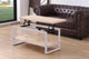 Mesa de centro elevable Steve en color blanco, vista 4