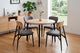 Mesa de comedor redonda extensible Moon