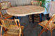 Mesa de comedor redonda extensible Berg en color negro, vista 10