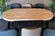 Mesa de comedor redonda extensible Berg en color negro, vista 11