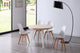 Mesa de comedor redonda extensible Berg en color blanco, vista 4