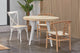 Mesa de comedor redonda extensible Berg en color blanco, vista 7